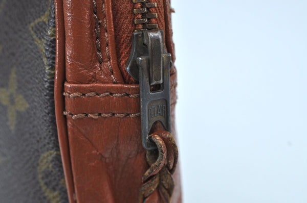 Authentic Louis Vuitton Monogram Pochette Sport Clutch Bag Old Model Junk K8985