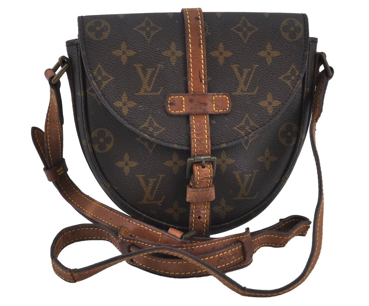 Authentic Louis Vuitton Monogram Chantilly PM Shoulder Bag M51234 LV Junk K8999