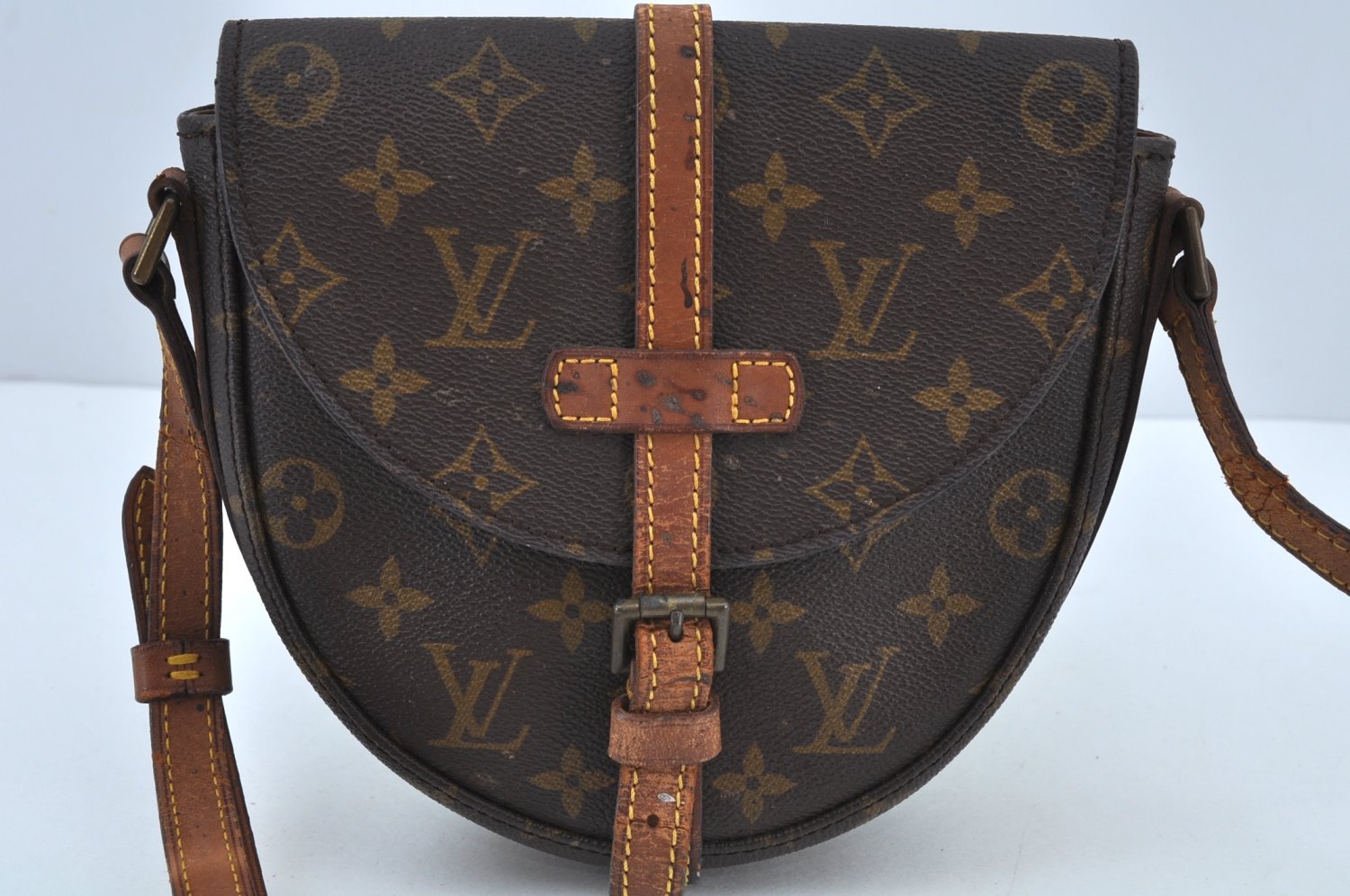 Authentic Louis Vuitton Monogram Chantilly PM Shoulder Bag M51234 LV Junk K8999