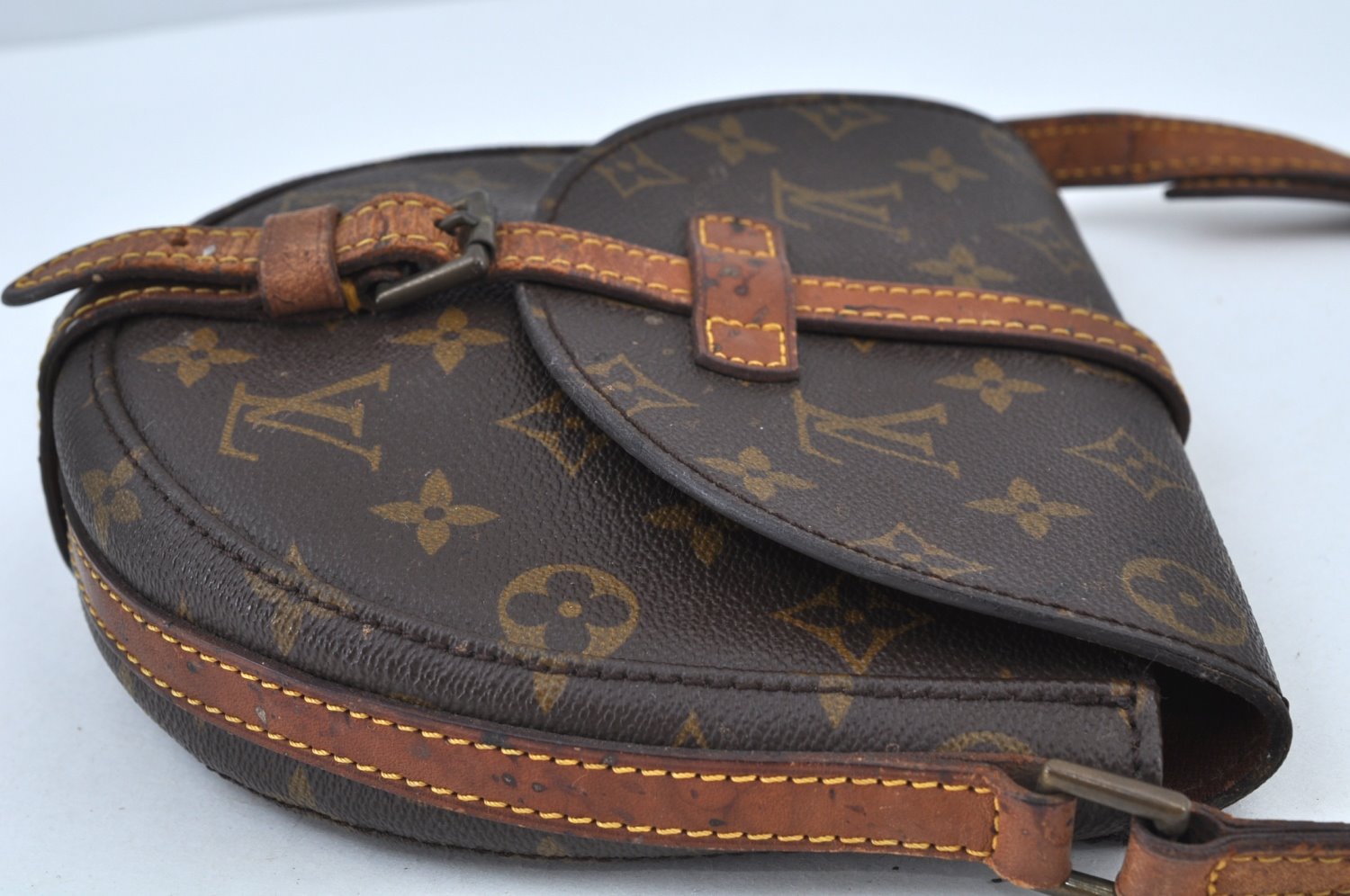 Authentic Louis Vuitton Monogram Chantilly PM Shoulder Bag M51234 LV Junk K8999