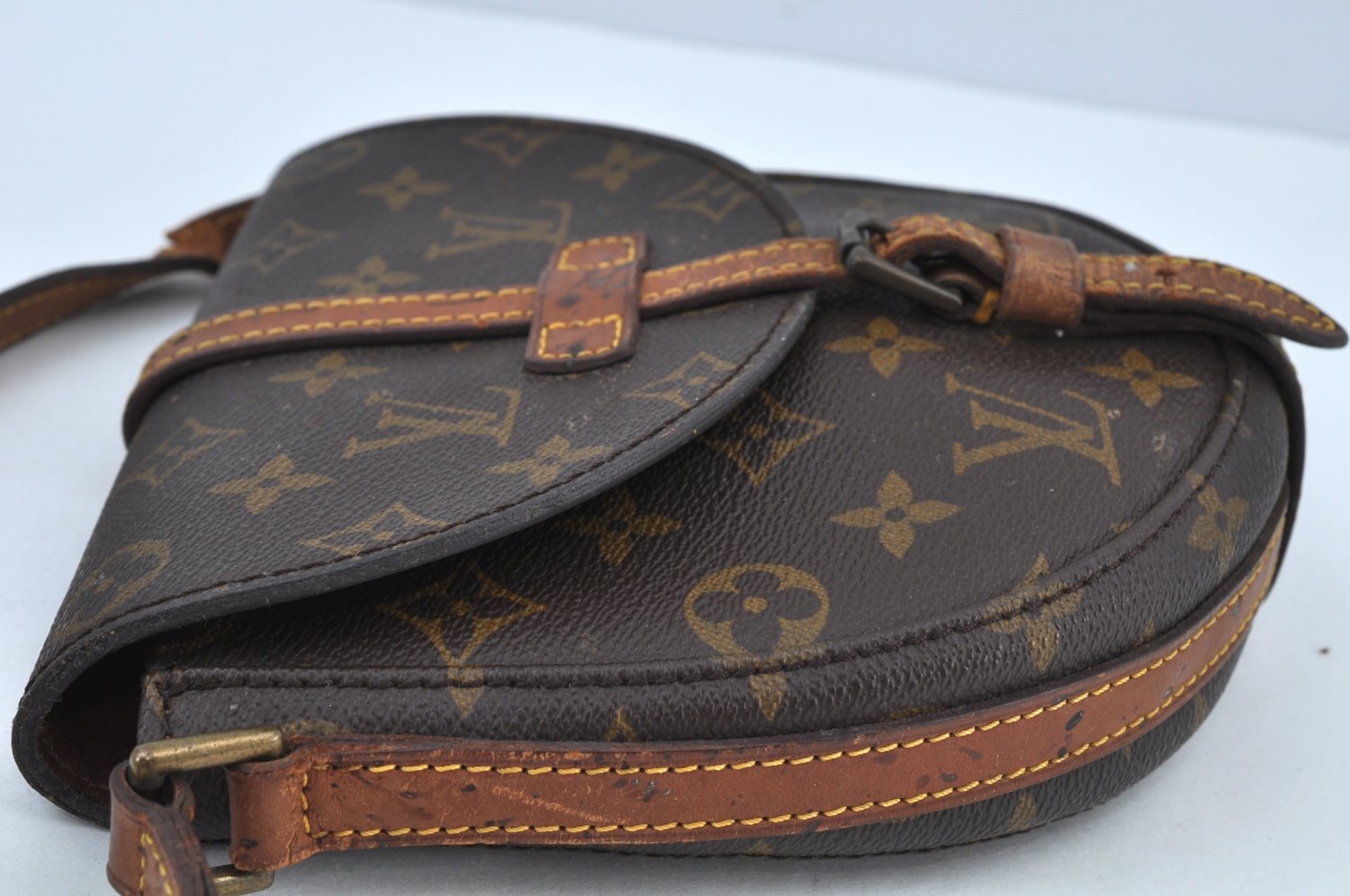 Authentic Louis Vuitton Monogram Chantilly PM Shoulder Bag M51234 LV Junk K8999
