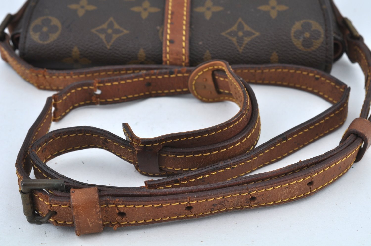 Authentic Louis Vuitton Monogram Chantilly PM Shoulder Bag M51234 LV Junk K8999