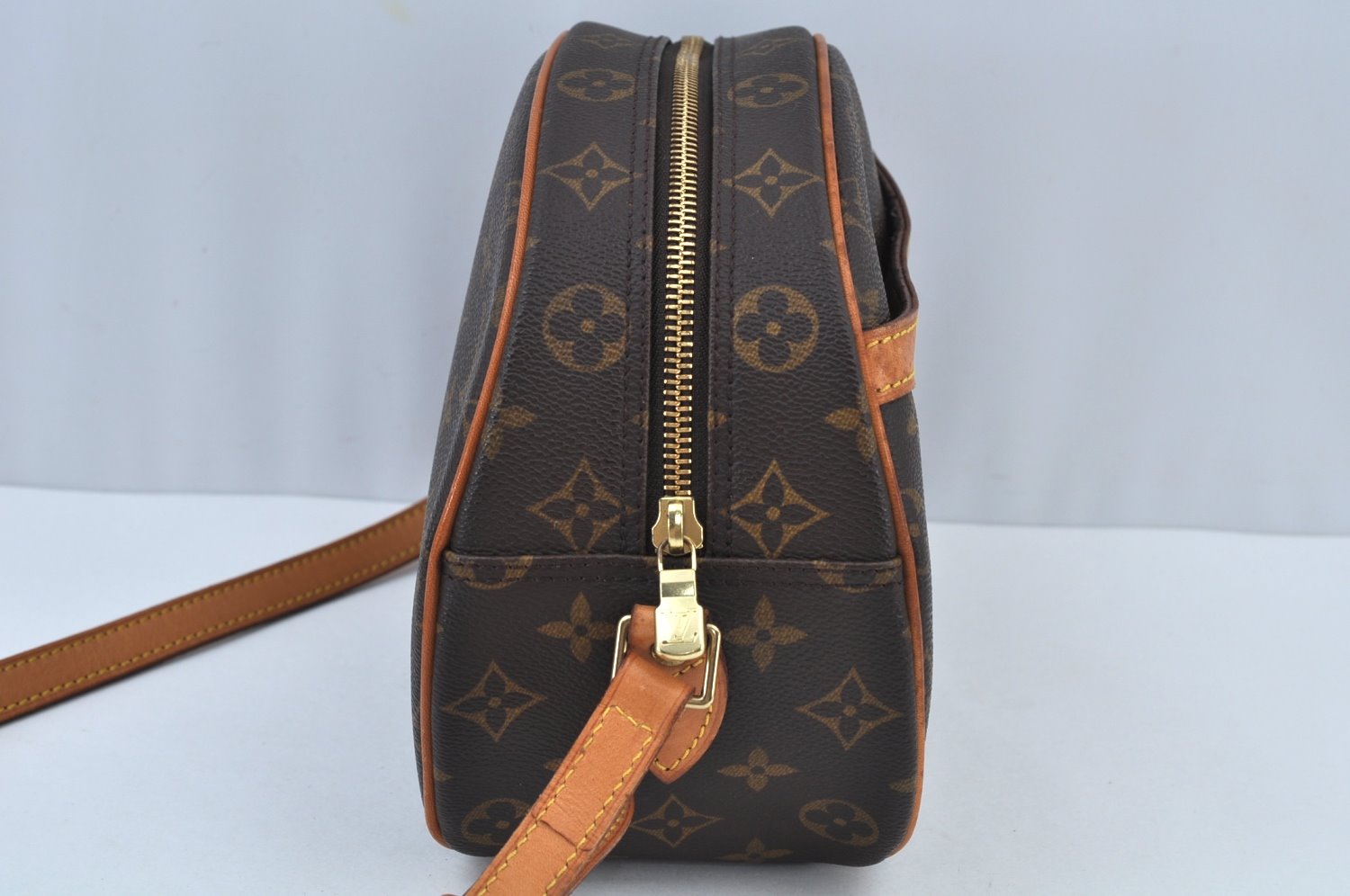 Authentic Louis Vuitton Monogram Blois Shoulder Cross Body Bag M51221 LV K9000