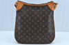 Authentic Louis Vuitton Monogram Odeon MM Shoulder Cross Bag M56389 LV K9005