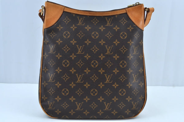 Authentic Louis Vuitton Monogram Odeon MM Shoulder Cross Bag M56389 LV K9005
