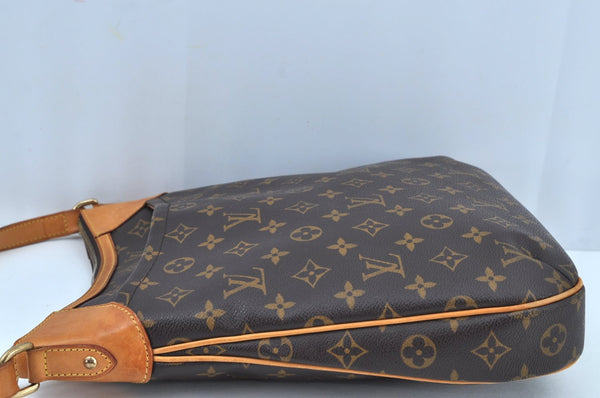 Authentic Louis Vuitton Monogram Odeon MM Shoulder Cross Bag M56389 LV K9005