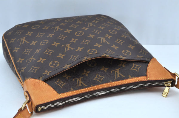 Authentic Louis Vuitton Monogram Odeon MM Shoulder Cross Bag M56389 LV K9005