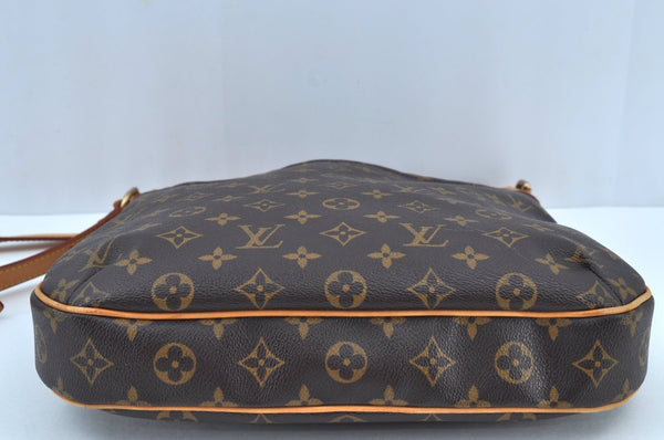 Authentic Louis Vuitton Monogram Odeon MM Shoulder Cross Bag M56389 LV K9005