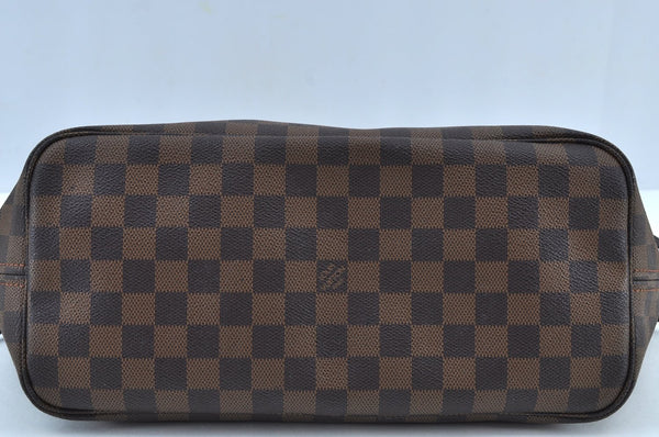 Authentic Louis Vuitton Damier Neverfull MM Shoulder Tote Bag N51105 LV K9020