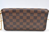 Authentic Louis Vuitton Damier Pochette Felicie N63032 Shoulder Cross Bag K9022