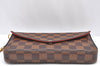 Authentic Louis Vuitton Damier Pochette Felicie N63032 Shoulder Cross Bag K9022