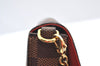 Authentic Louis Vuitton Damier Pochette Felicie N63032 Shoulder Cross Bag K9022