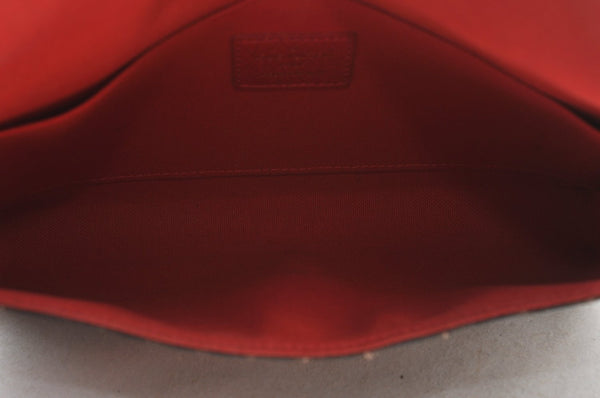 Authentic Louis Vuitton Damier Pochette Felicie N63032 Shoulder Cross Bag K9022