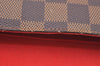 Authentic Louis Vuitton Damier Pochette Felicie N63032 Shoulder Cross Bag K9022