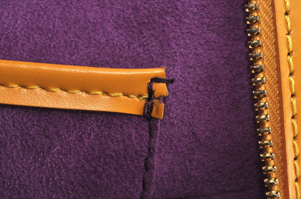 Authentic Louis Vuitton Epi Lussac Shoulder Tote Bag Yellow M52289 LV K9024
