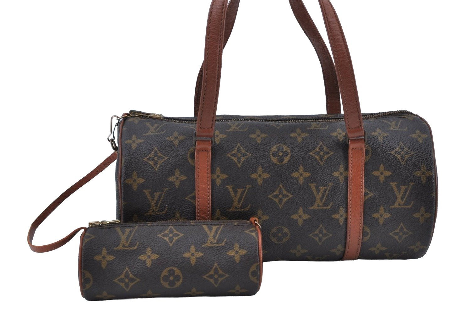 Authentic Louis Vuitton Monogram Papillon 30 Hand Bag Old Model LV K9031