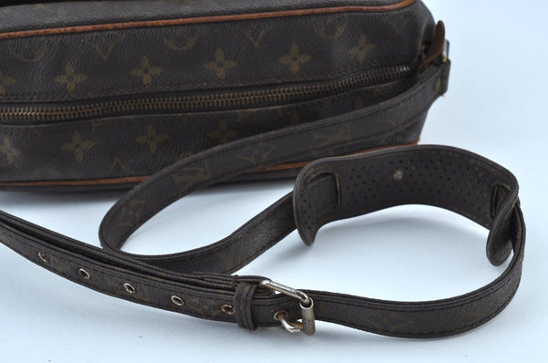 Authentic Louis Vuitton Monogram Nile Shoulder Cross Body Bag Old Model LV K9038