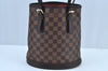 Authentic Louis Vuitton Damier Marais Bucket Shoulder Tote Bag N42240 LV K9044