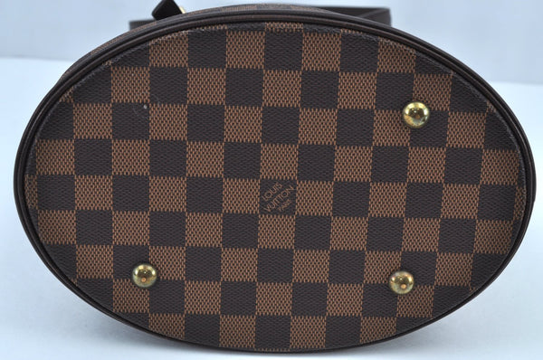 Authentic Louis Vuitton Damier Marais Bucket Shoulder Tote Bag N42240 LV K9044