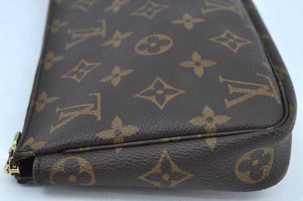 Authentic Louis Vuitton Monogram Pochette Accessoires Pouch M51980 LV K9045