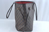 Authentic Louis Vuitton Damier Neverfull MM Shoulder Tote Bag N51105 LV K9049