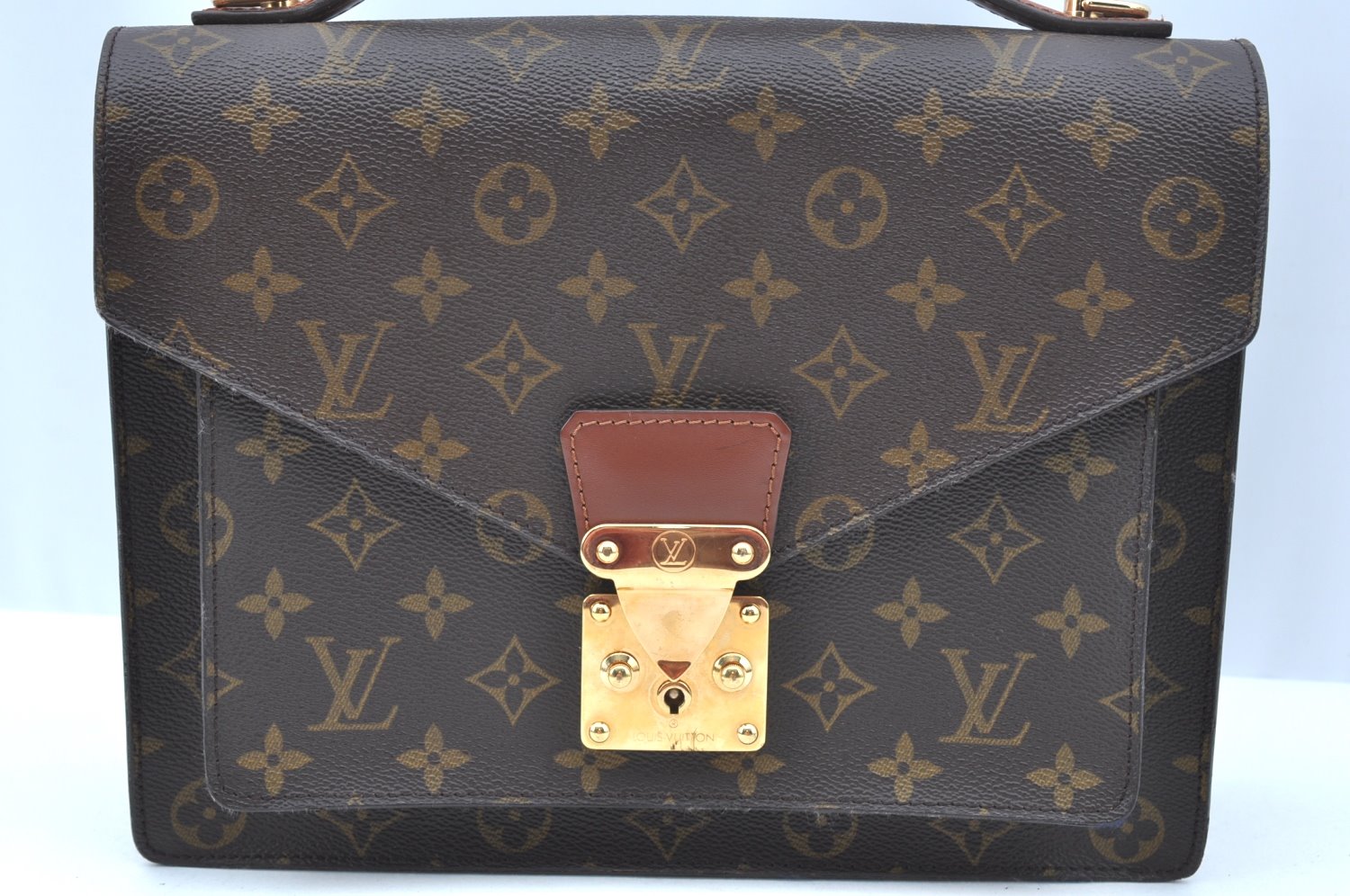 Authentic Louis Vuitton Monogram Monceau 2Way Shoulder Hand Bag M51185 LV K9052