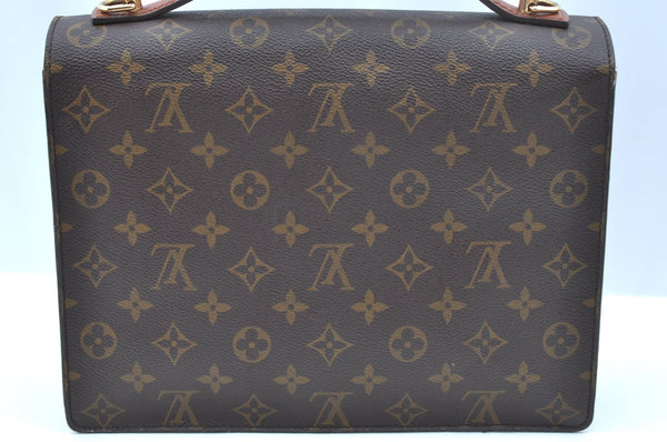 Authentic Louis Vuitton Monogram Monceau 2Way Shoulder Hand Bag M51185 LV K9052