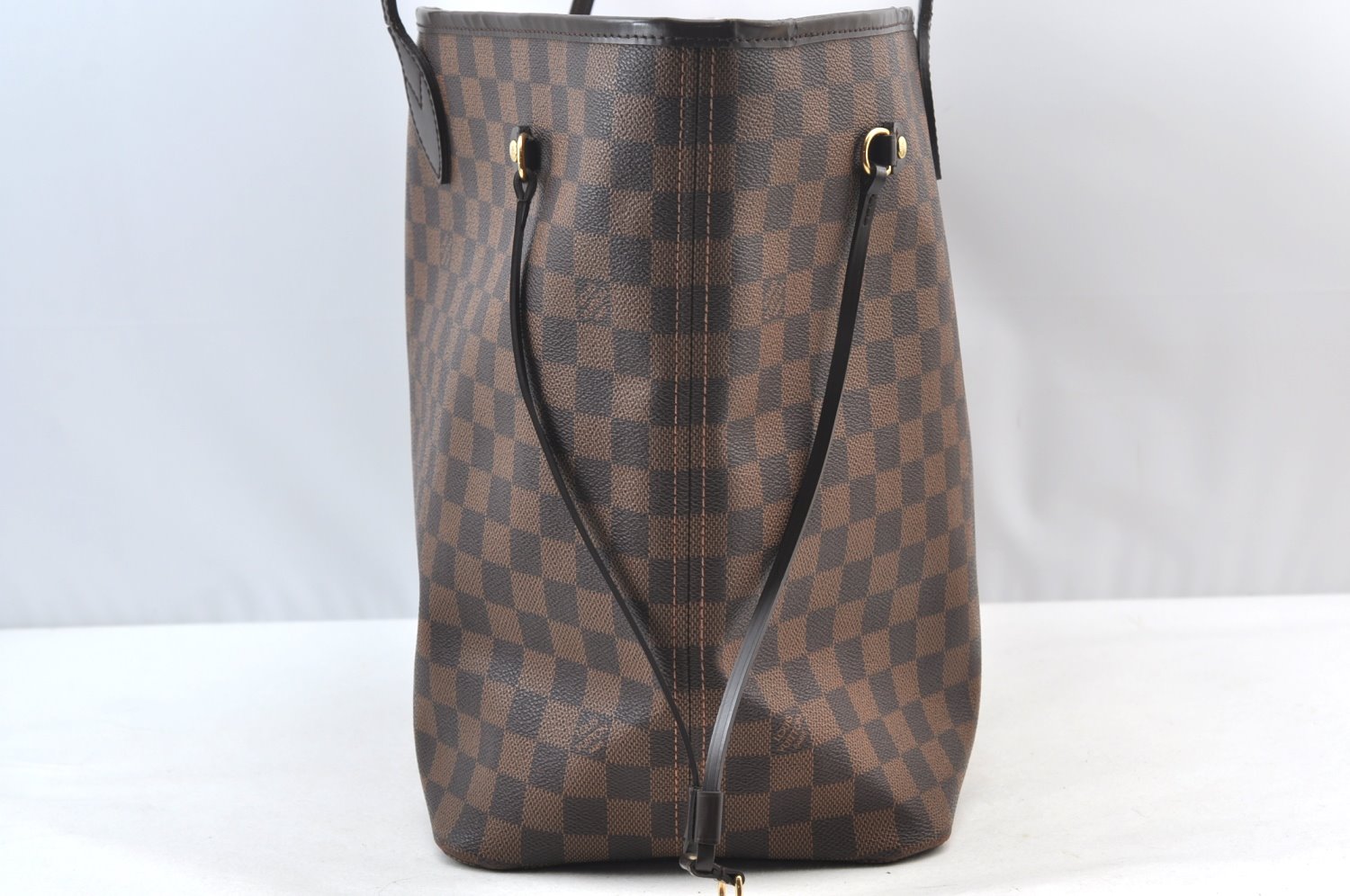 Authentic Louis Vuitton Damier Neverfull GM Shoulder Tote Bag N51106 LV K9059