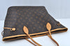 Authentic Louis Vuitton Monogram Neverfull MM Shoulder Tote Bag M40156 LV K9060