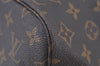 Authentic Louis Vuitton Monogram Neverfull MM Shoulder Tote Bag M40156 LV K9060