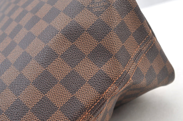 Authentic Louis Vuitton Damier Neverfull MM Shoulder Tote Bag N41358 LV K9061