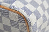 Authentic Louis Vuitton Damier Azur Saleya GM Shoulder Tote Bag N51184 LV K9062