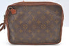 Authentic Louis Vuitton Monogram Pochette Sport Clutch Bag Old Model Junk K9063