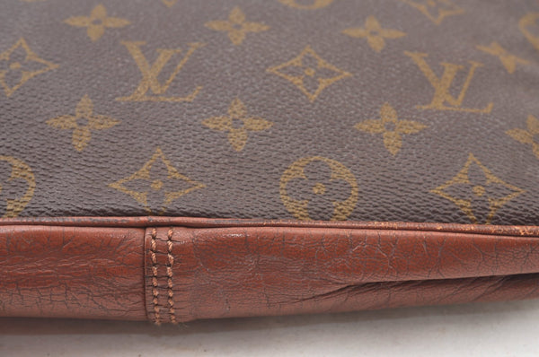 Authentic Louis Vuitton Monogram Pochette Sport Clutch Bag Old Model Junk K9063