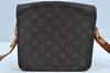 Auth Louis Vuitton Monogram Cartouchiere MM M51253 Shoulder Cross Bag Junk K9065