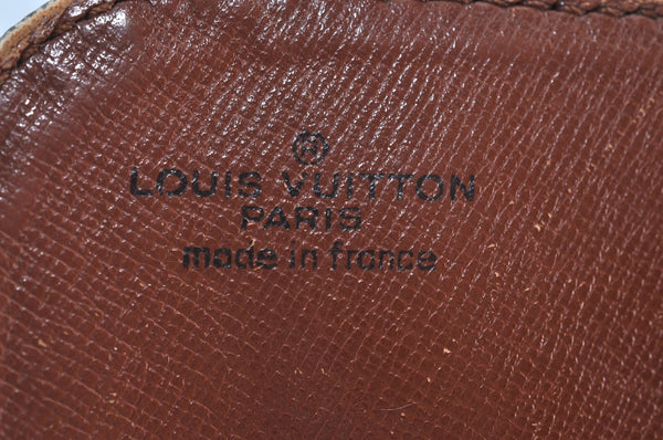 Auth Louis Vuitton Monogram Cartouchiere MM M51253 Shoulder Cross Bag Junk K9065