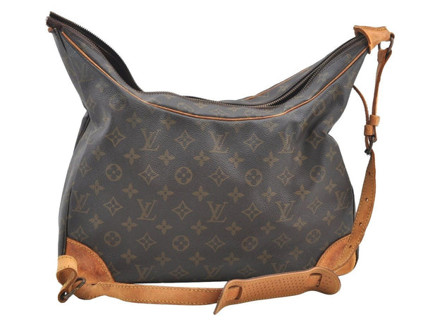Authentic Louis Vuitton Monogram Boulogne 35 Shoulder Bag M51260 LV Junk K9068