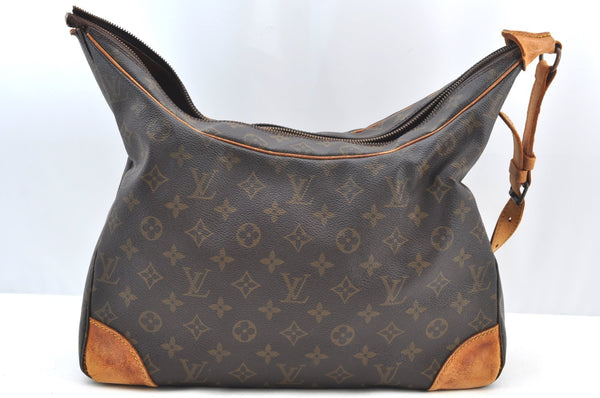 Authentic Louis Vuitton Monogram Boulogne 35 Shoulder Bag M51260 LV Junk K9068