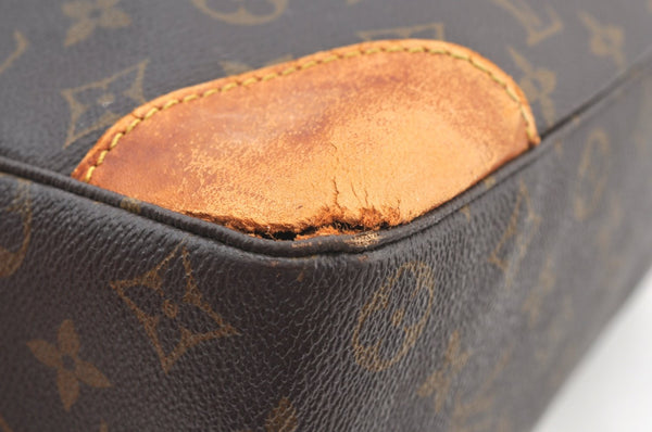 Authentic Louis Vuitton Monogram Boulogne 35 Shoulder Bag M51260 LV Junk K9068