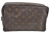 Auth Louis Vuitton Monogram Trousse Toilette 28 Clutch Hand Bag Old Model K9070
