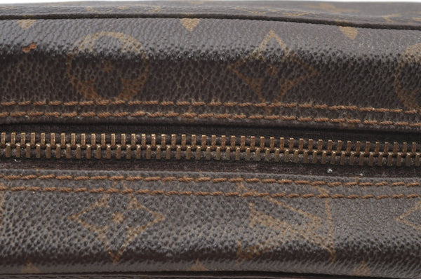 Auth Louis Vuitton Monogram Trousse Toilette 28 Clutch Hand Bag Old Model K9070