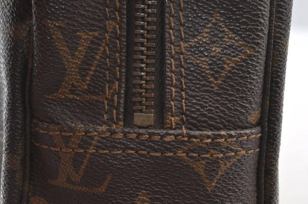 Auth Louis Vuitton Monogram Trousse Toilette 28 Clutch Hand Bag Old Model K9070