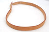 Authentic Louis Vuitton Leather Shoulder Strap For Bucket PM 27.6" Beige K9071
