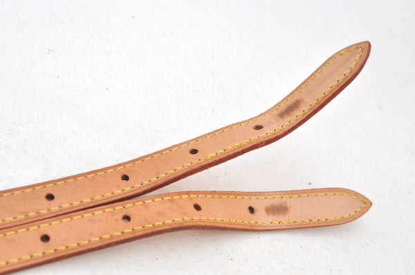 Authentic Louis Vuitton Leather Shoulder Strap For Bucket PM 27.6" Beige K9071