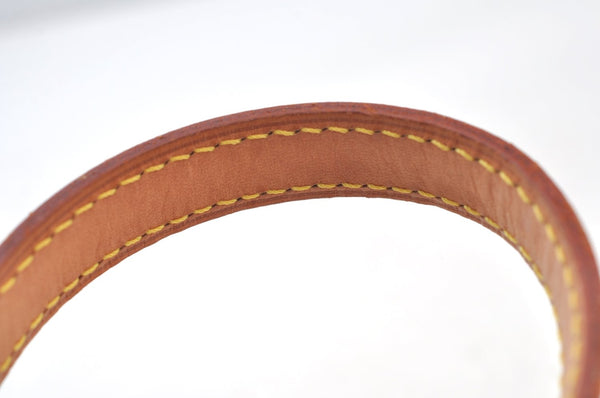 Authentic Louis Vuitton Leather Shoulder Strap For Bucket PM 27.6" Beige K9071