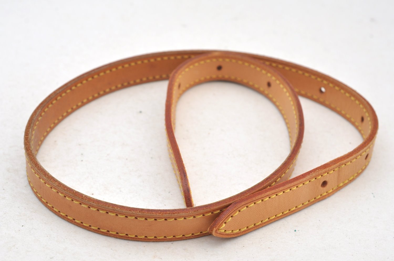 Authentic Louis Vuitton Leather Shoulder Strap For Bucket PM 27.6