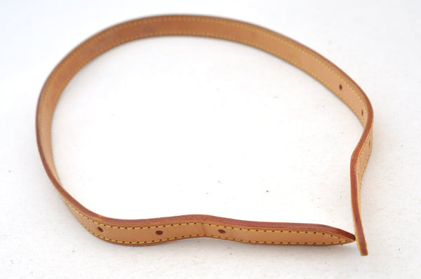 Authentic Louis Vuitton Leather Shoulder Strap For Bucket PM 27.6" Beige K9071