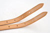 Authentic Louis Vuitton Leather Shoulder Strap For Bucket PM 27.6" Beige K9071