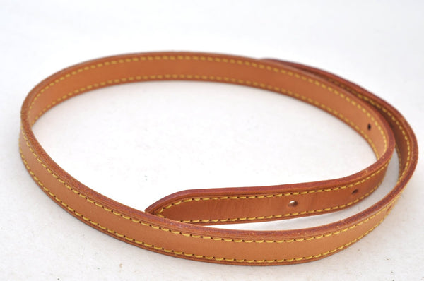 Authentic Louis Vuitton Leather Shoulder Strap For Bucket PM 27.6" Beige K9072