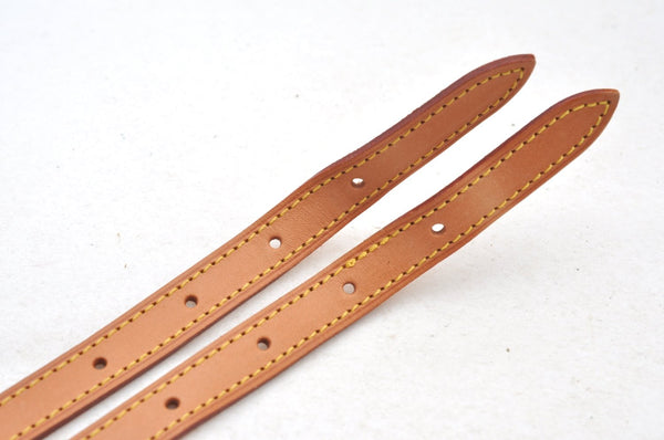 Authentic Louis Vuitton Leather Shoulder Strap For Bucket PM 27.6" Beige K9072